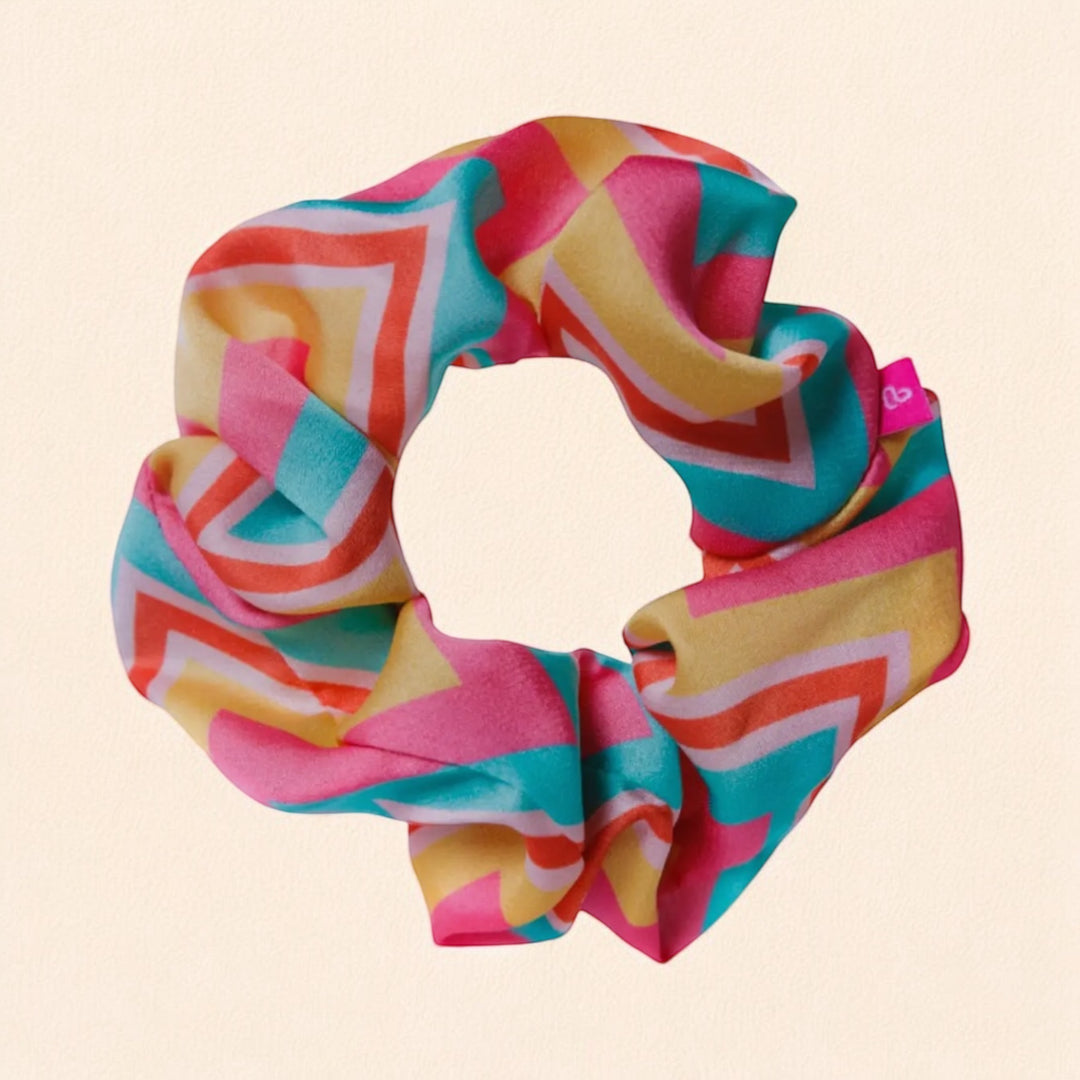 Jamila Accessories Ravello Printed Large Scrunchie