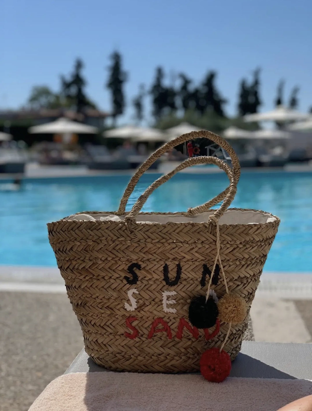 Jamila Accessories Bahamas Sun Sea & Sand Beach Bag