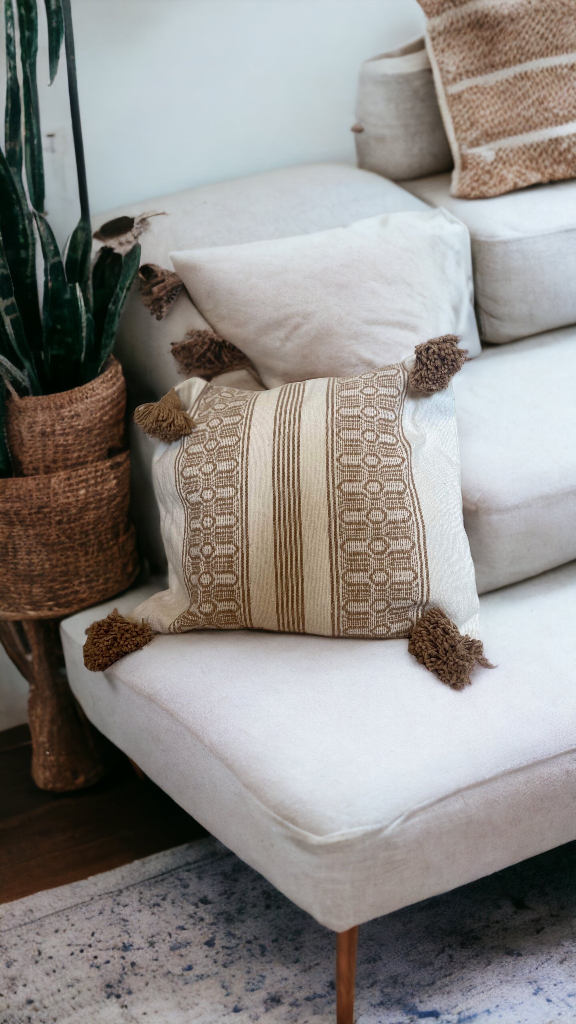 Pom pom pillow clearance cover