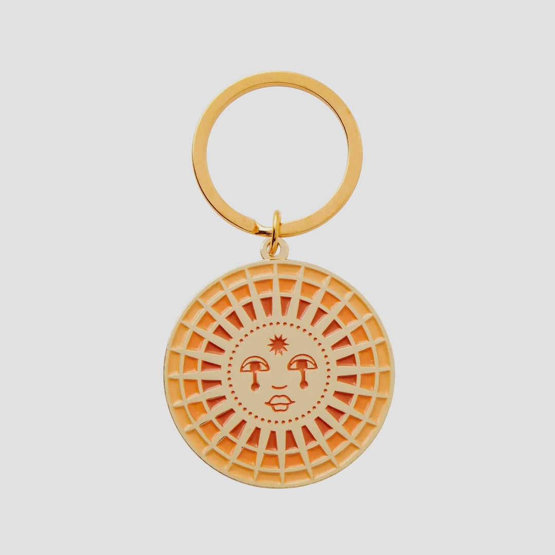 Jamila Accessories Sun Enamel Keychain